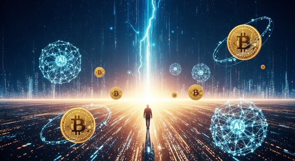 AI파워볼과 함께 경제적 자유를 향해 나아가는 이미지